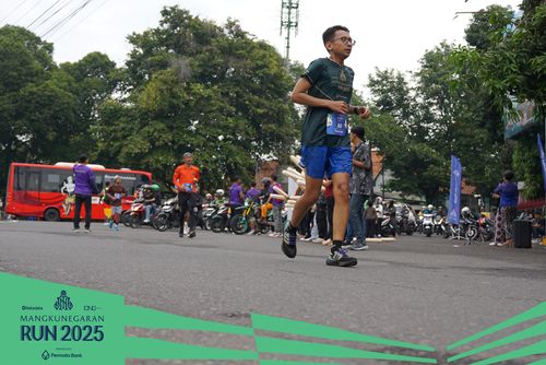 Race photo from Mangkunegaran Run 2025