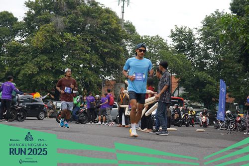Race photo from Mangkunegaran Run 2025