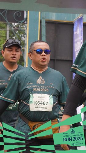 Race photo from Mangkunegaran Run 2025