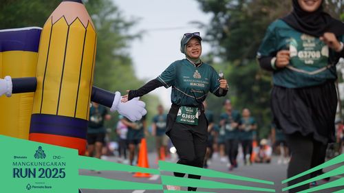 Race photo from Mangkunegaran Run 2025