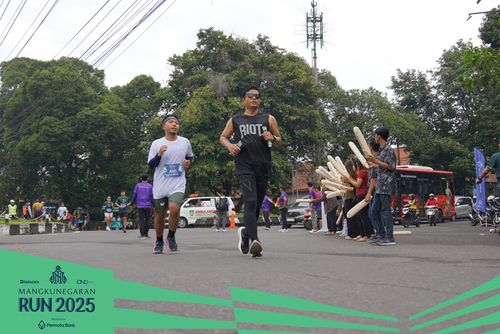Race photo from Mangkunegaran Run 2025
