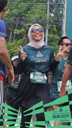 Race photo from Mangkunegaran Run 2025