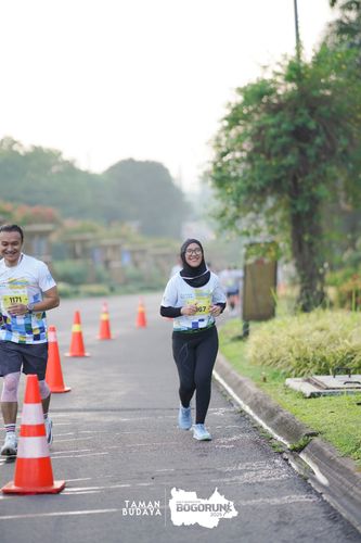 Race photo from Taman Budaya x BOGORUN 2025