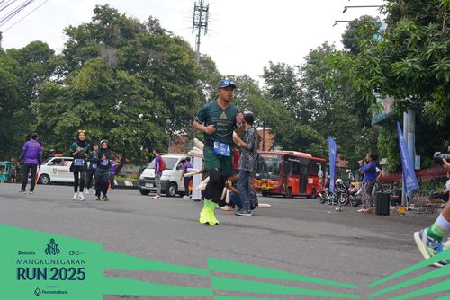 Race photo from Mangkunegaran Run 2025