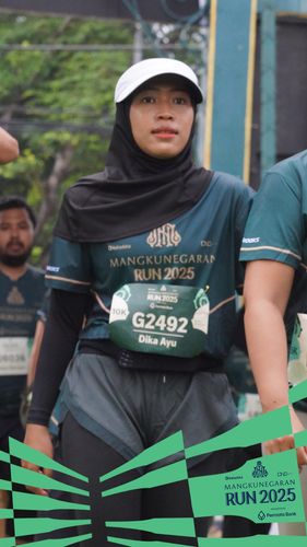 Race photo from Mangkunegaran Run 2025