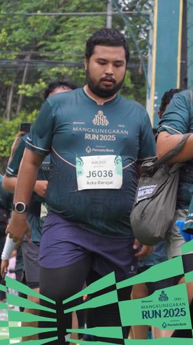 Race photo from Mangkunegaran Run 2025