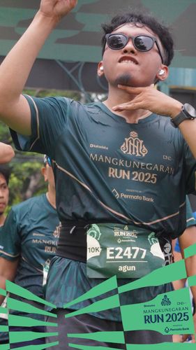 Race photo from Mangkunegaran Run 2025