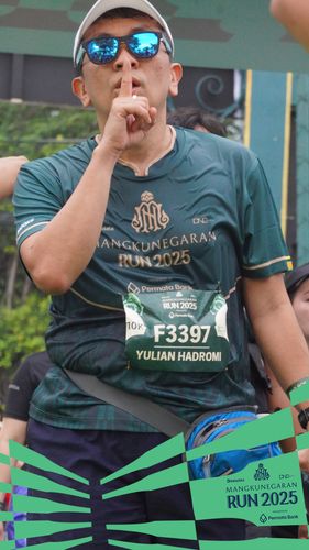 Race photo from Mangkunegaran Run 2025