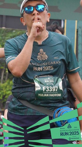 Race photo from Mangkunegaran Run 2025