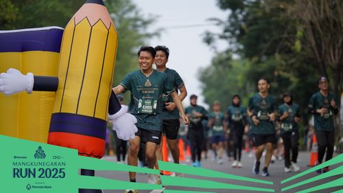 Race photo from Mangkunegaran Run 2025