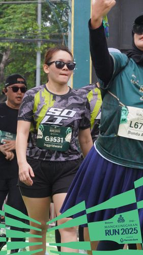 Race photo from Mangkunegaran Run 2025