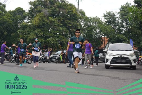 Race photo from Mangkunegaran Run 2025