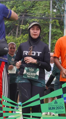 Race photo from Mangkunegaran Run 2025