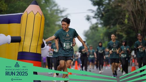 Race photo from Mangkunegaran Run 2025