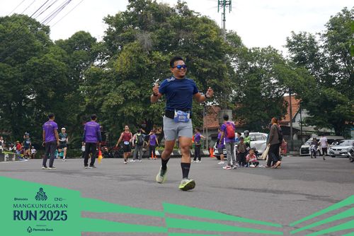 Race photo from Mangkunegaran Run 2025