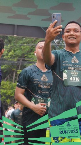 Race photo from Mangkunegaran Run 2025