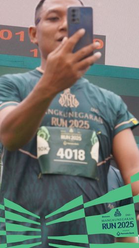 Race photo from Mangkunegaran Run 2025