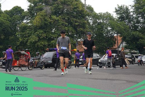 Race photo from Mangkunegaran Run 2025