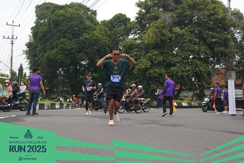 Race photo from Mangkunegaran Run 2025