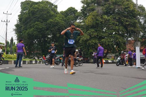 Race photo from Mangkunegaran Run 2025