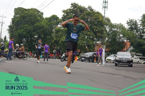 Race photo from Mangkunegaran Run 2025