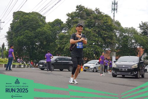 Race photo from Mangkunegaran Run 2025