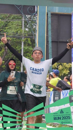 Race photo from Mangkunegaran Run 2025