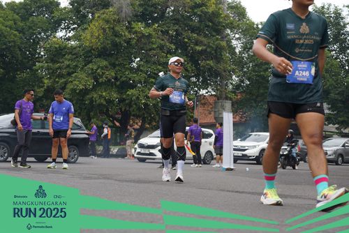 Race photo from Mangkunegaran Run 2025