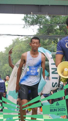 Race photo from Mangkunegaran Run 2025