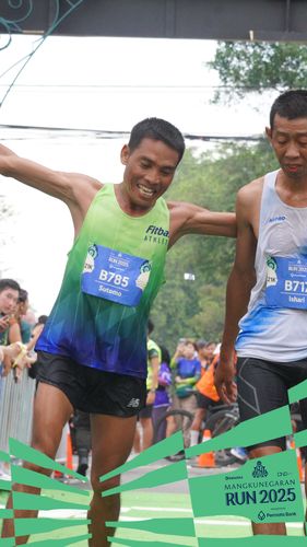 Race photo from Mangkunegaran Run 2025