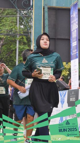 Race photo from Mangkunegaran Run 2025
