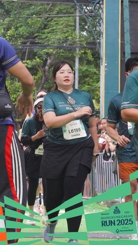 Race photo from Mangkunegaran Run 2025