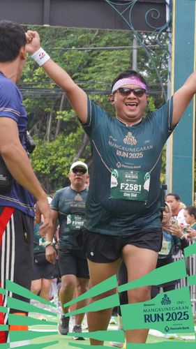 Race photo from Mangkunegaran Run 2025