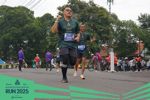 Race photo from Mangkunegaran Run 2025