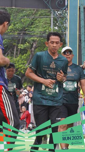 Race photo from Mangkunegaran Run 2025