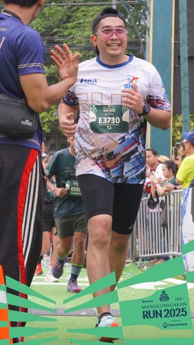 Race photo from Mangkunegaran Run 2025
