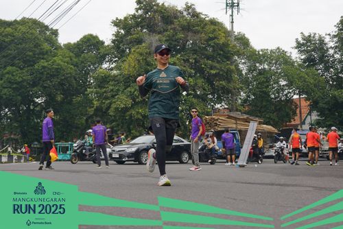 Race photo from Mangkunegaran Run 2025