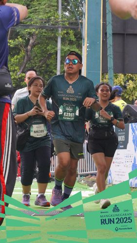 Race photo from Mangkunegaran Run 2025