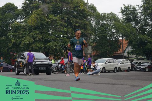 Race photo from Mangkunegaran Run 2025