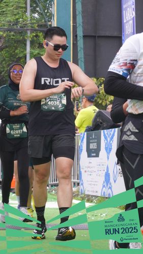 Race photo from Mangkunegaran Run 2025