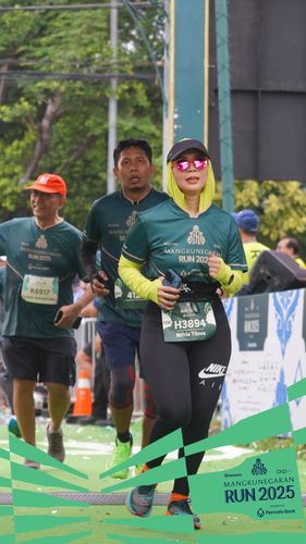Race photo from Mangkunegaran Run 2025