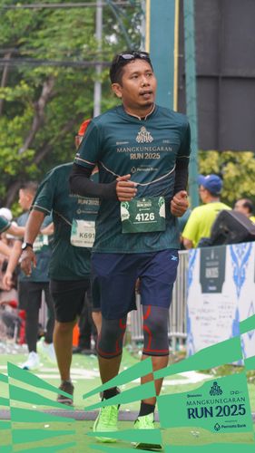 Race photo from Mangkunegaran Run 2025