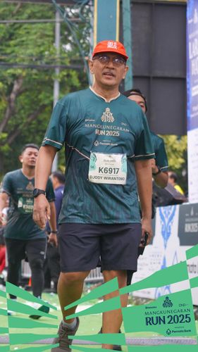 Race photo from Mangkunegaran Run 2025