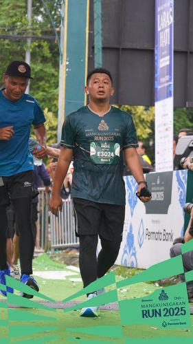 Race photo from Mangkunegaran Run 2025
