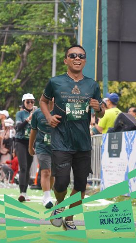Race photo from Mangkunegaran Run 2025