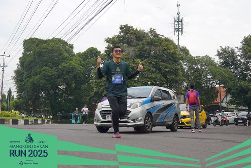 Race photo from Mangkunegaran Run 2025