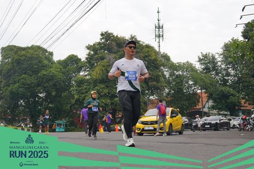 Race photo from Mangkunegaran Run 2025