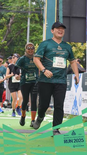 Race photo from Mangkunegaran Run 2025