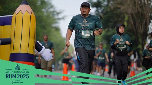 Race photo from Mangkunegaran Run 2025