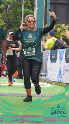 Race photo from Mangkunegaran Run 2025